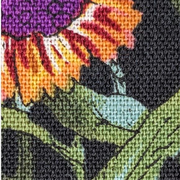 Vintage 1995 ALEXANDER HENRY FABRIC Narcissus Antique Reproduction Cotton Floral - Picture 4 of 6